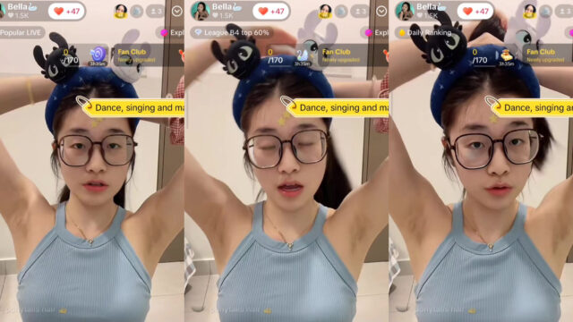 TikTok sexy armpit Show